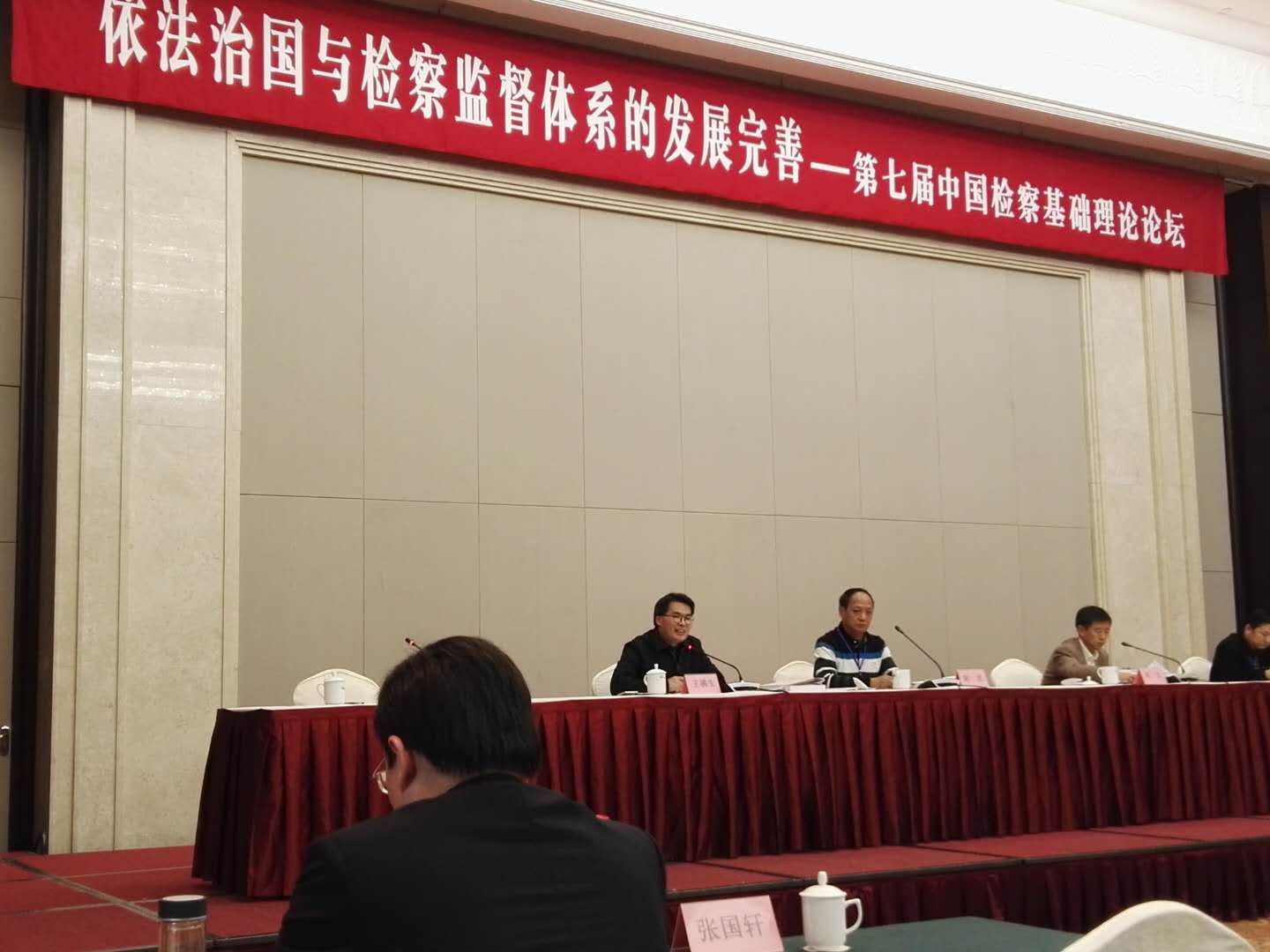 政法学院王满生老师应邀担任第七届中国检察基础理论论坛点评嘉宾