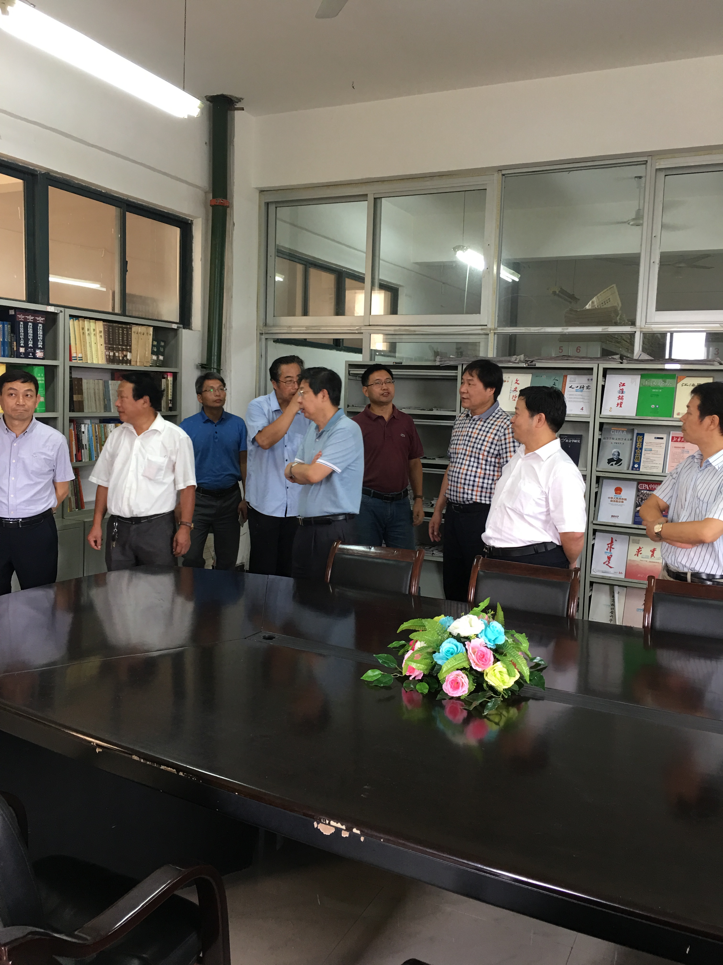政法学院接受校评估专家组第三轮本科教学审核评估督察